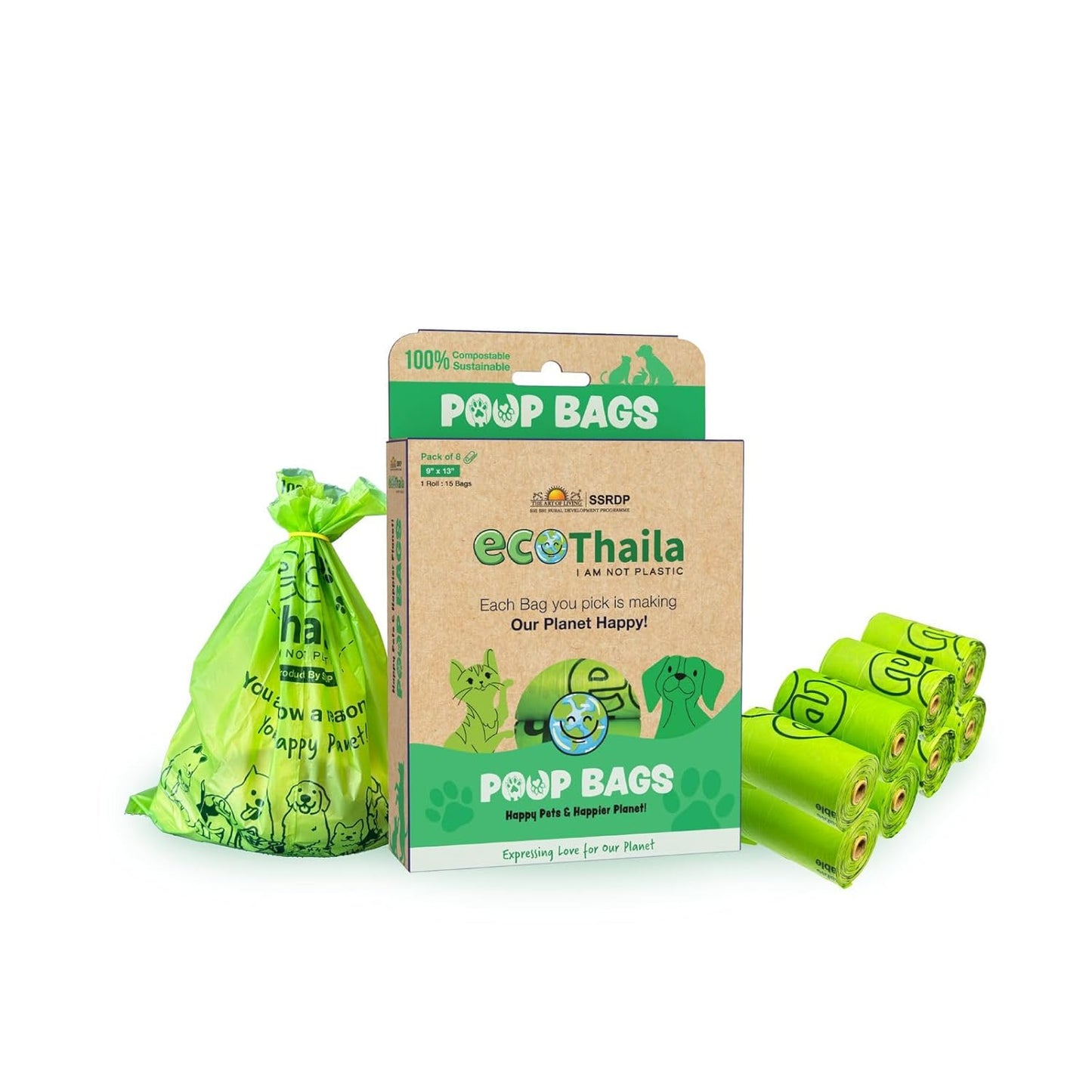 EcoThaila - Poop Bags for Dogs & Cats