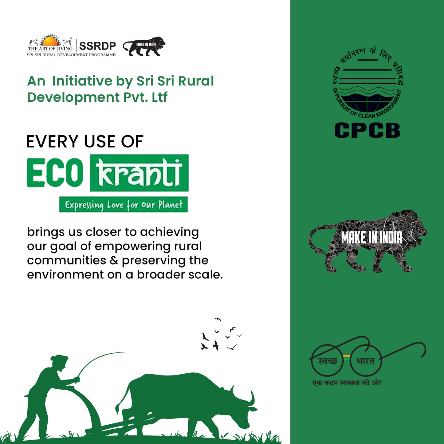 Eco Kranti - Bamboo Toilet Tissue Roll | 300 Pulls x 8 Packs